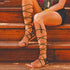 Lace-up flat sandals for women - ROUTINE FASHION